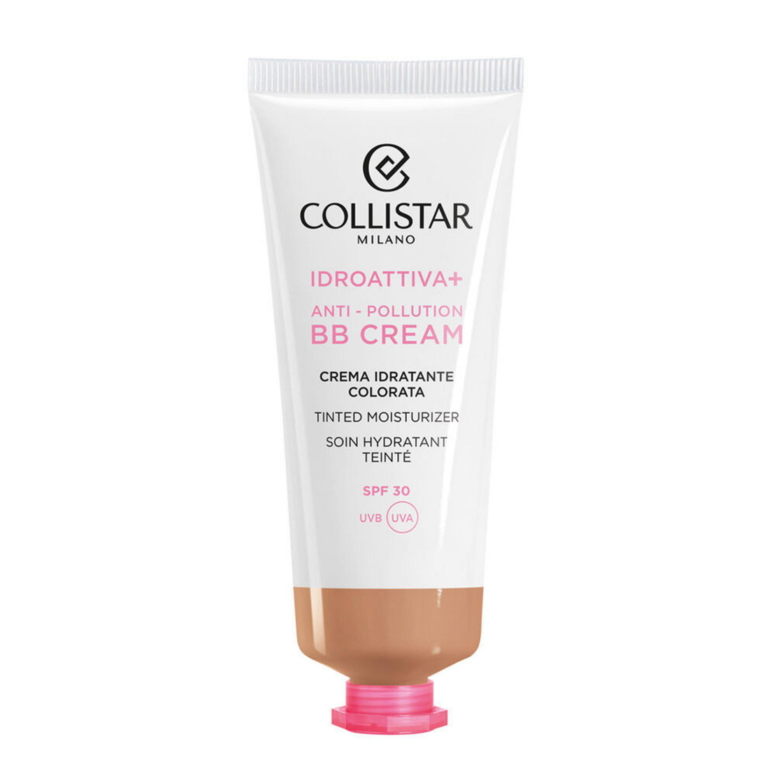 Collistar, Idro-Attiva+, Anti-Pollution, BB Cream, 3, Deep, SPF 30, 50 ml