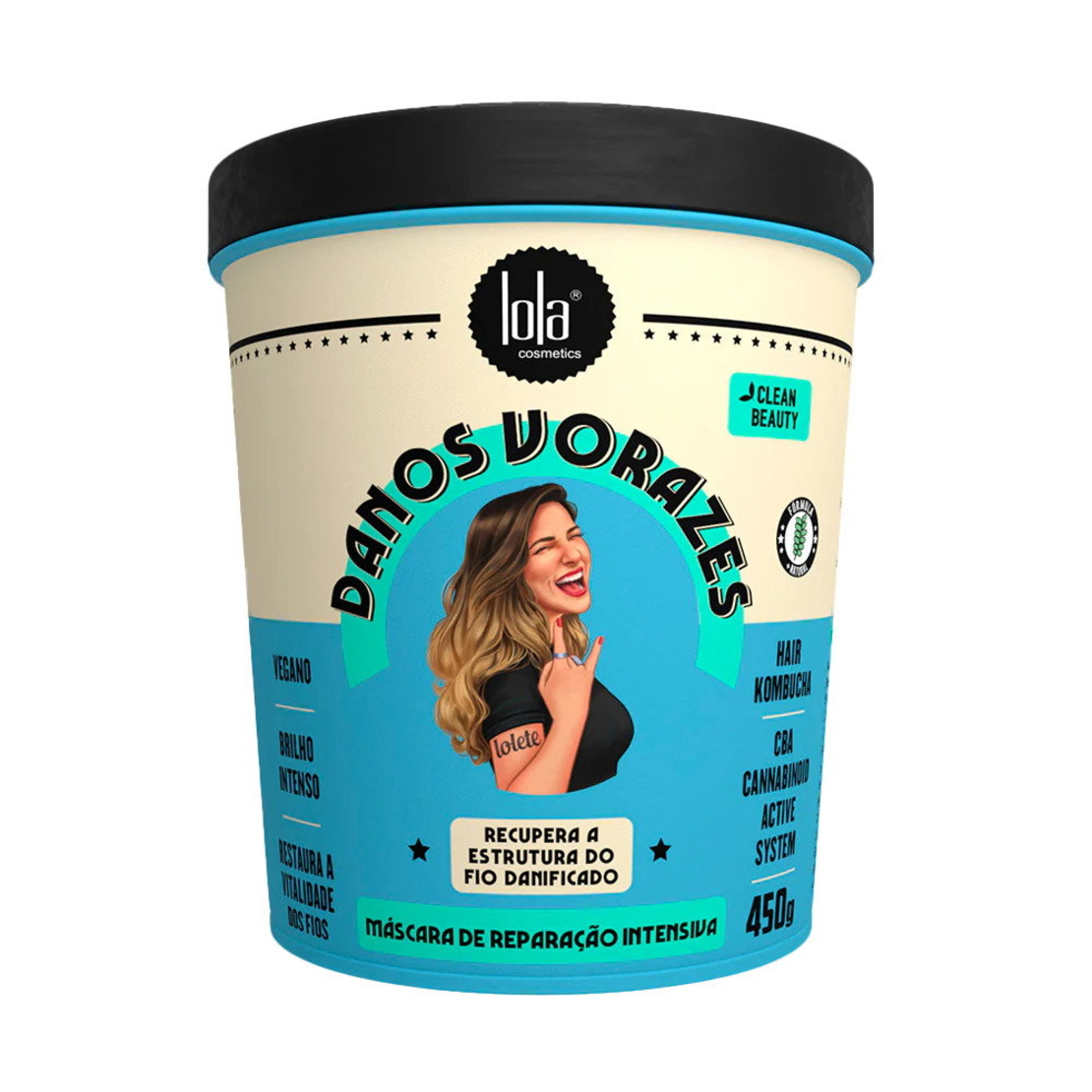 Lola Cosmetics, Danos Vorazes, Hair Treatment Cream Mask, For Repairing, 450 g