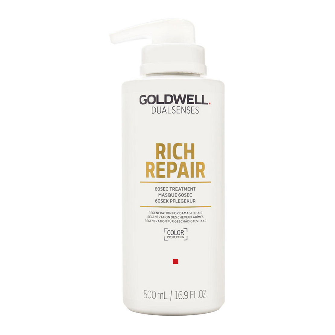 Goldwell, Dualsenses Rich Repair, Hair Treatment Cream Mask, 60 Sec Treatment, 500 ml