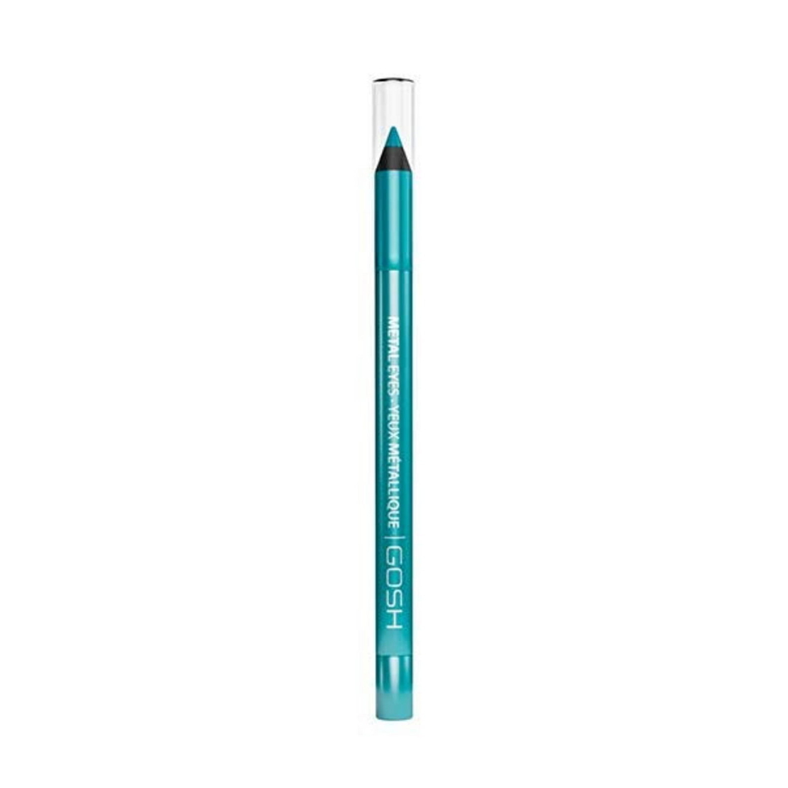 Gosh, Metal Eyes, Gel Pencil Eyeliner, 005, Turquoise, 1.2 g