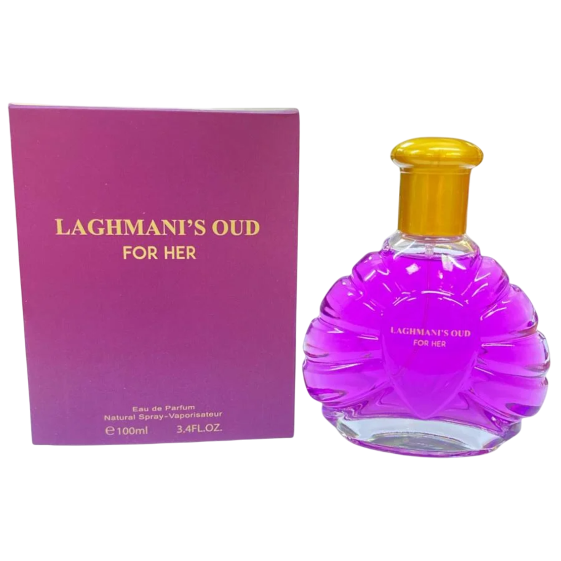 Fine Perfumery, Laghmani's Oud Purple, Eau De Parfum, For Women, 100 ml