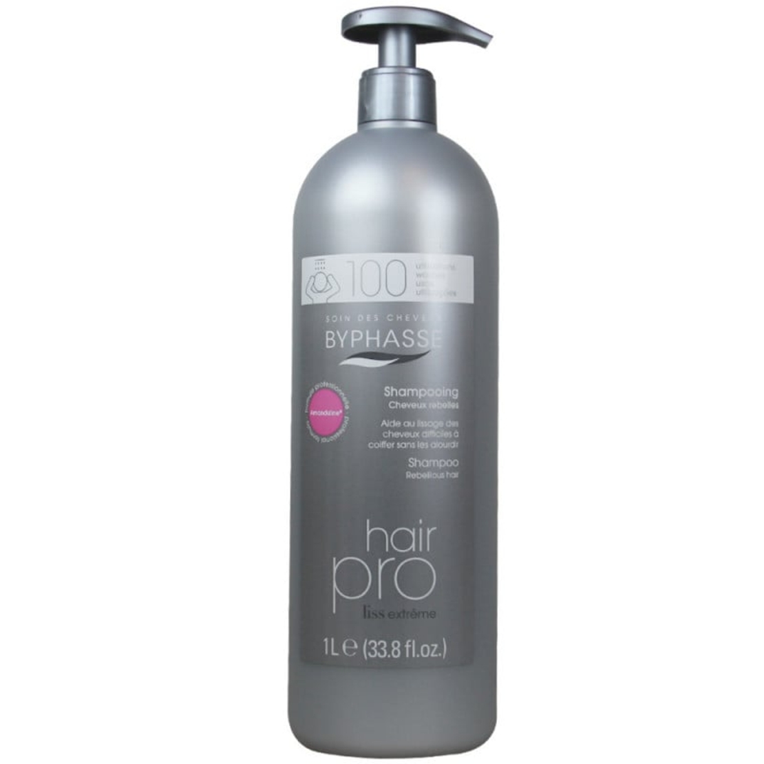 Byphasse, Pro Liss, Hair Shampoo, For Smoothening, 1000 ml *Tester