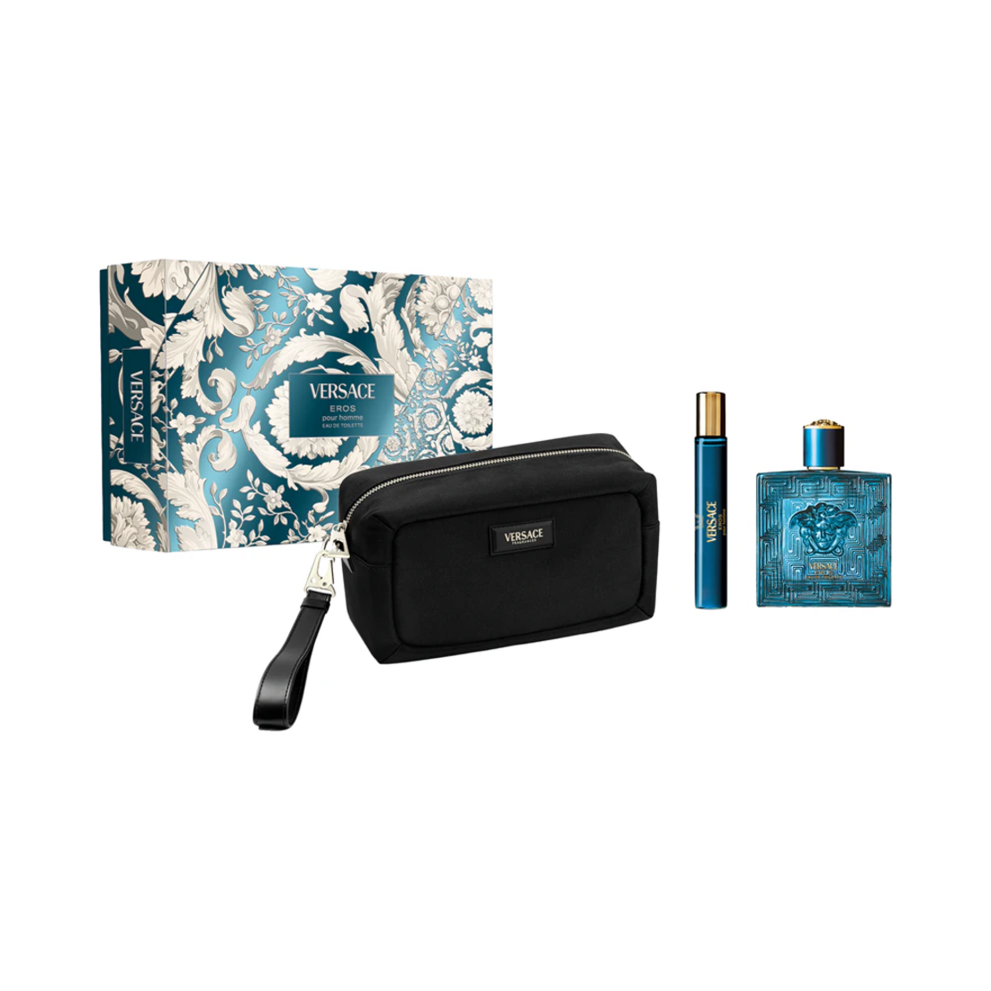 Set Versace: Eros, Eau De Toilette, For Men, 100 ml + Eros, Eau De Toilette, For Men, 10 ml +