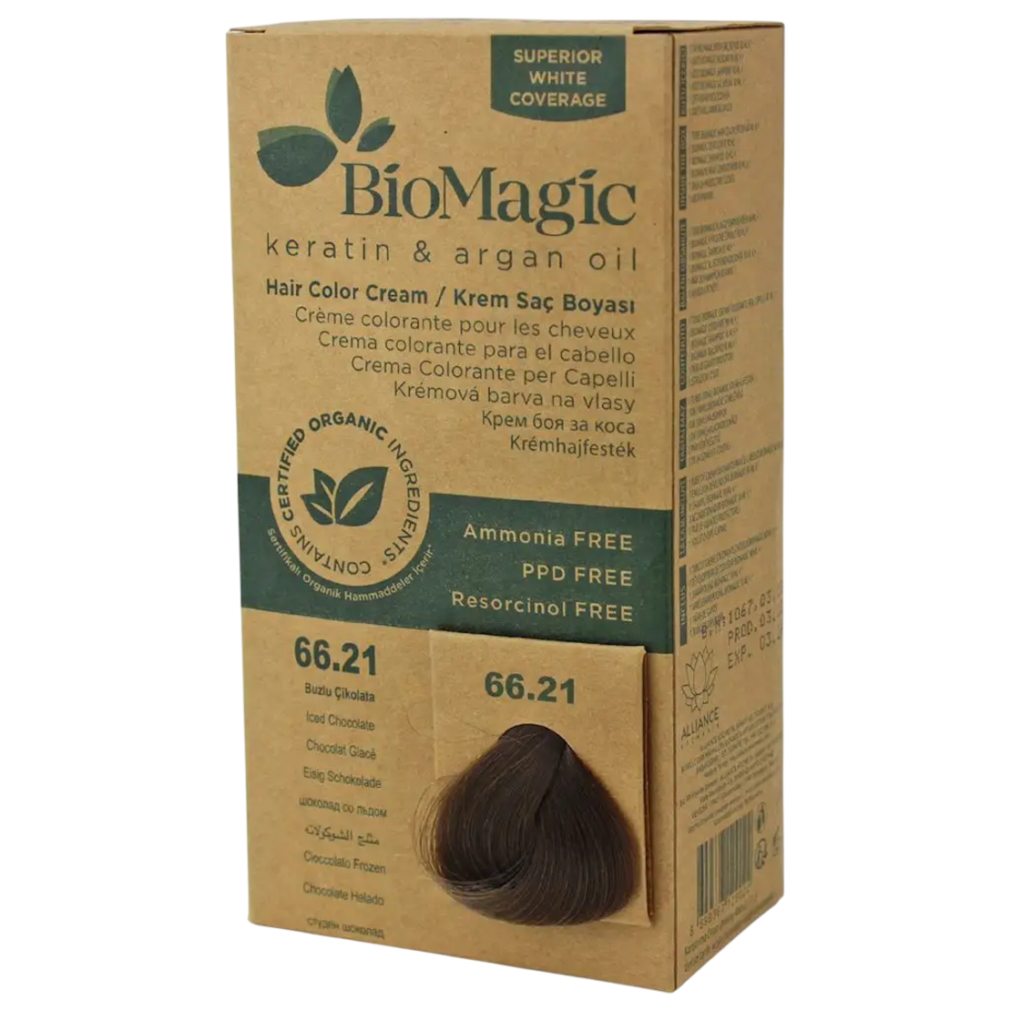 Biomagic, Biomagic, Keratin & Argan Oil, Permanent Hair Dye, 66.21 , 250 ml *Tester