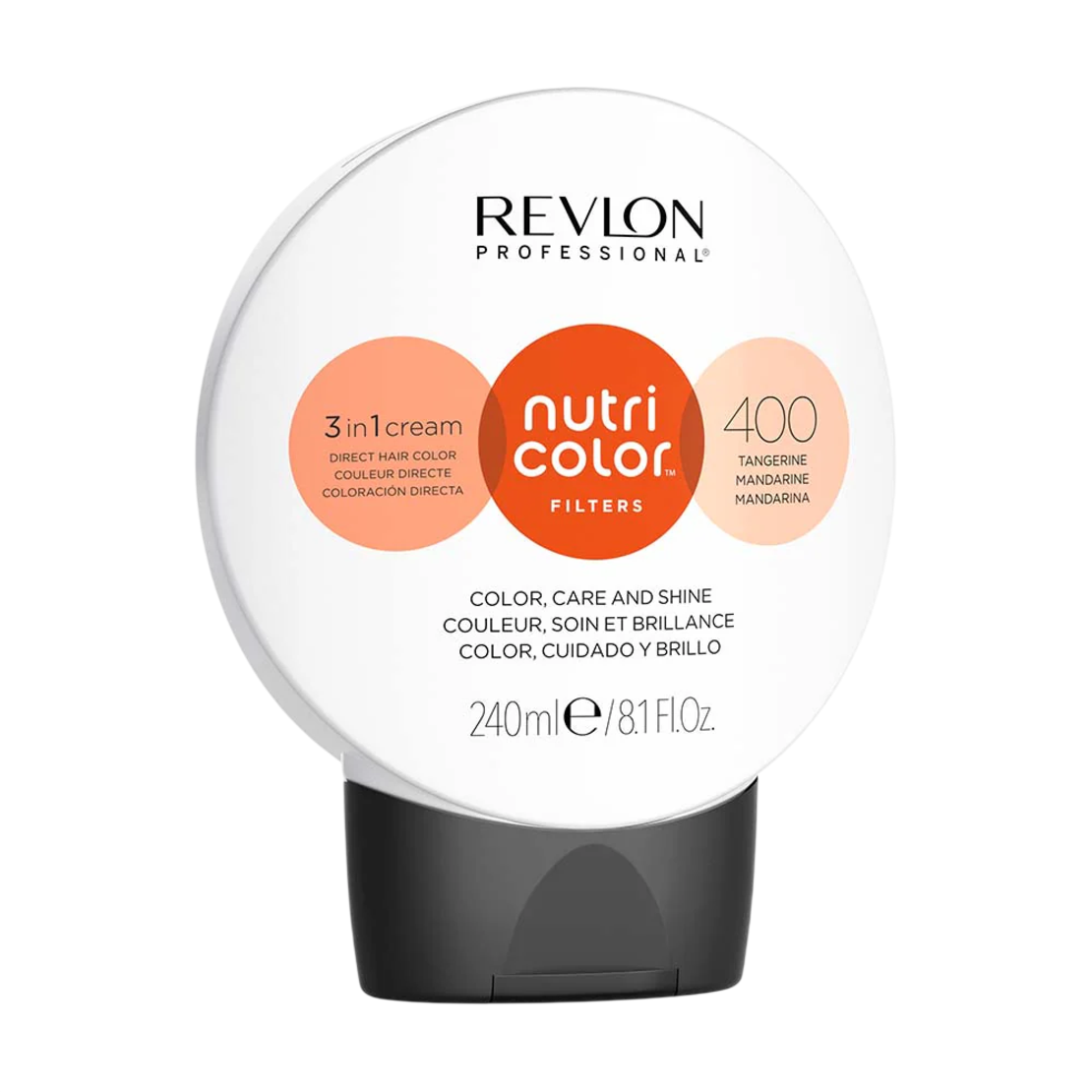 Revlon, Nutri Color Filters, Hair Colouring Cream Toner, 400 Tangerine, 240 ml