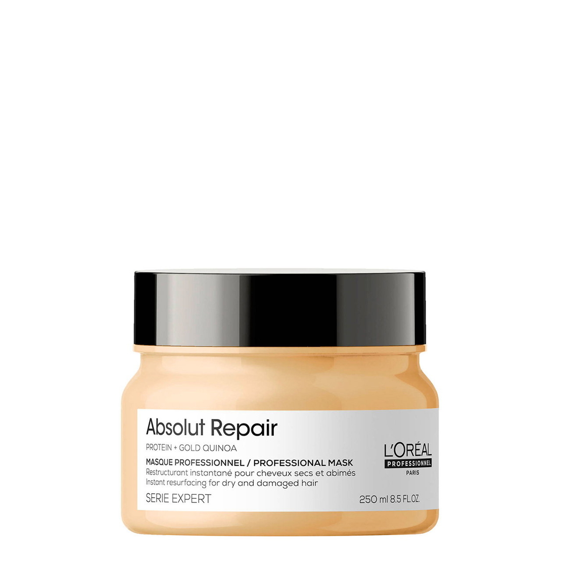 L'Oreal Professionnel, Serie Expert Absolut Repair, Protein + Gold Quinoa, Hair Treatment Cream Mask, Instant Resurfacing, 250 ml