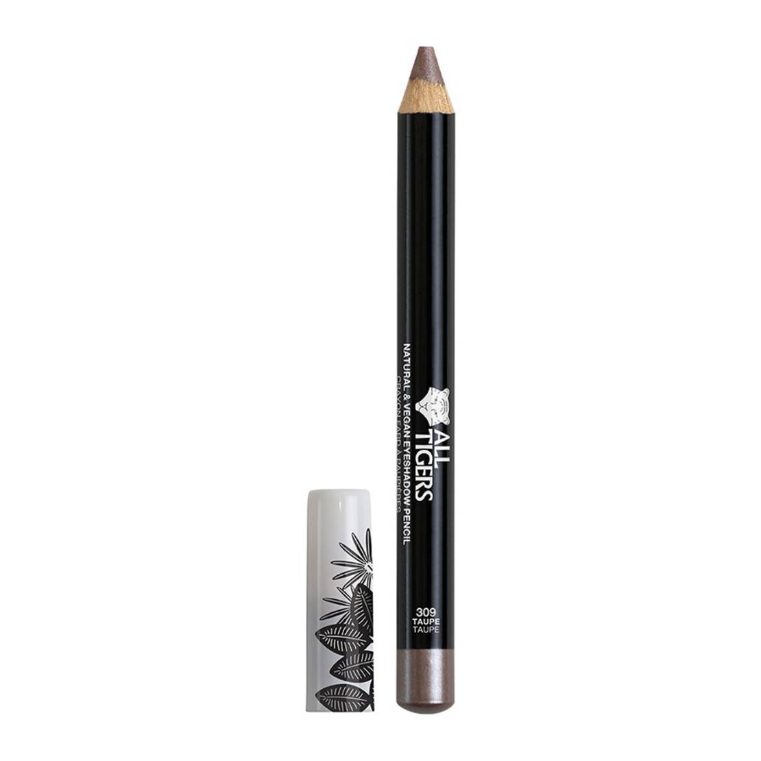 All Tigers, Natural & Vegan, Contour, Gel Pencil Eyeliner, 309, Let Your Eyes Talk, 3 g *Tester