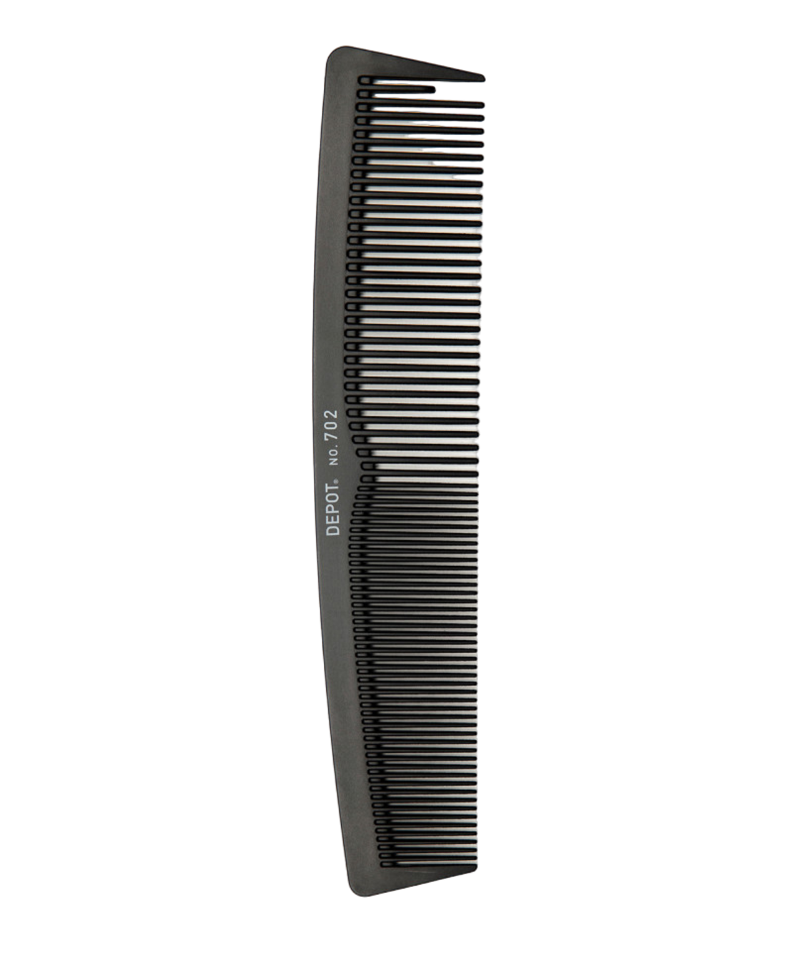 Depot, Accessories No. 702 Carbon, Hair Plastic Comb, Black