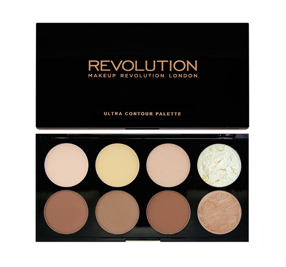 Makeup Revolution, Ultra Professional, Contouring Palette, 8 Shades, 1.6 g
