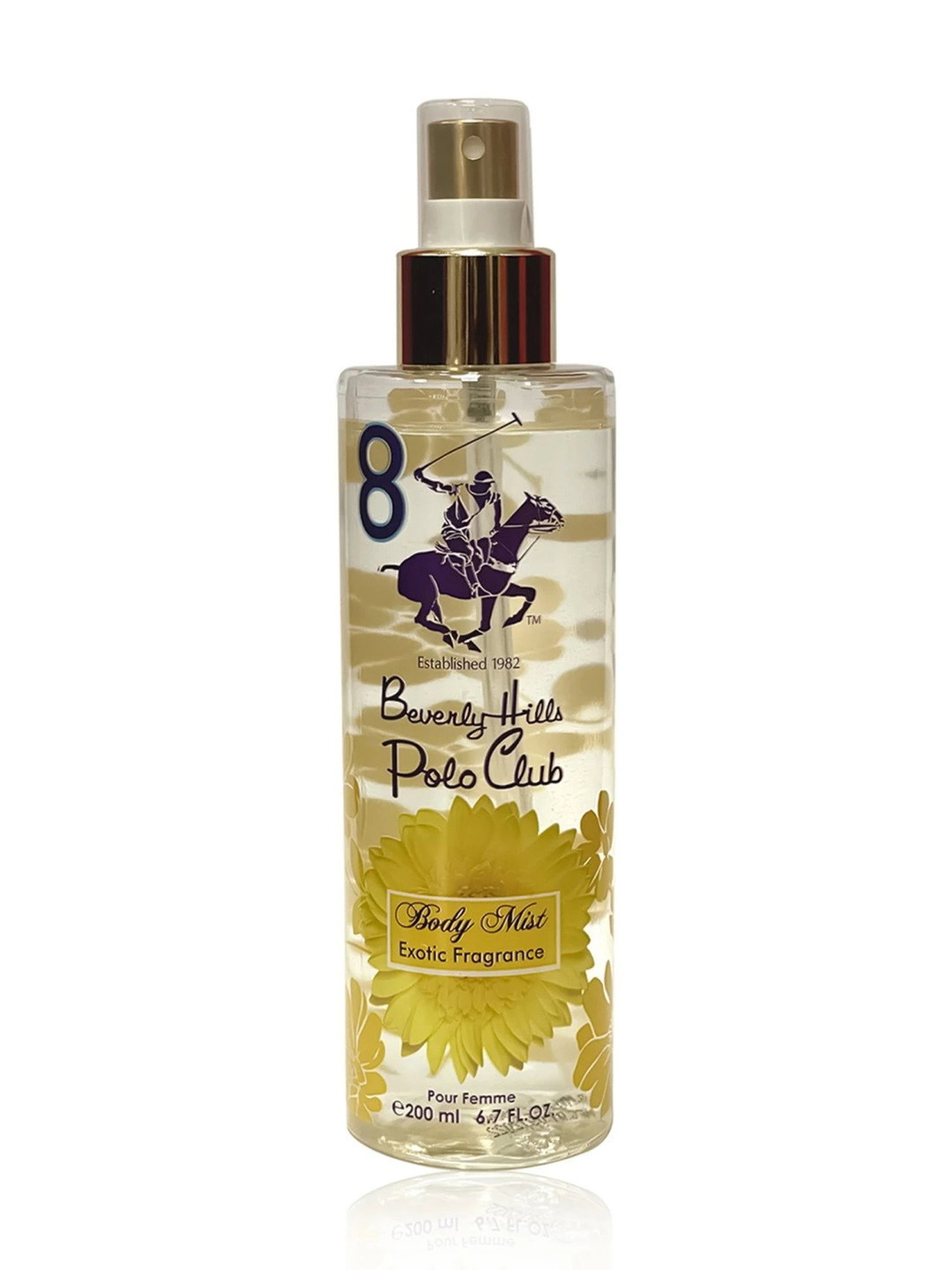 Beverly Hills Polo Club, No.8 Exotic Fragrance, Body Spray, 200 ml