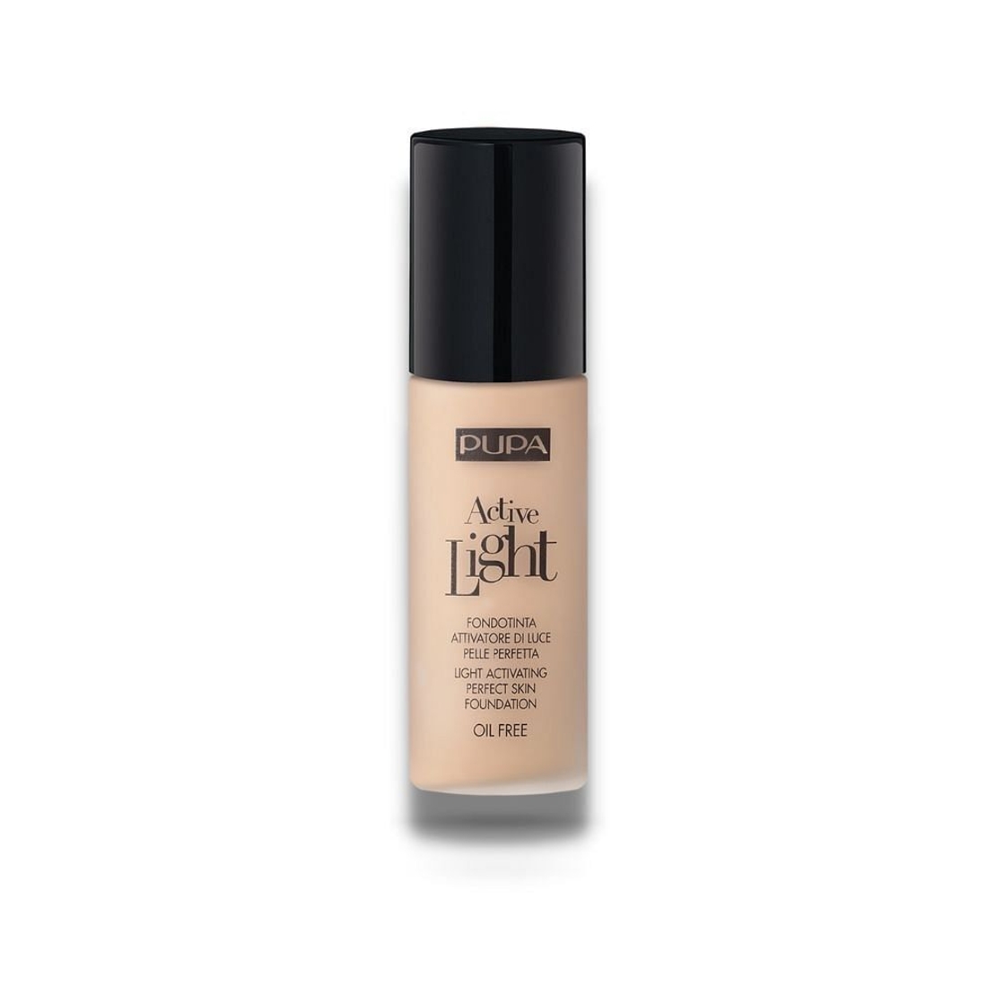 Pupa, Active-Light, Oil Free, Illuminating, Liquid Foundation, 60, Amber, 30 ml
