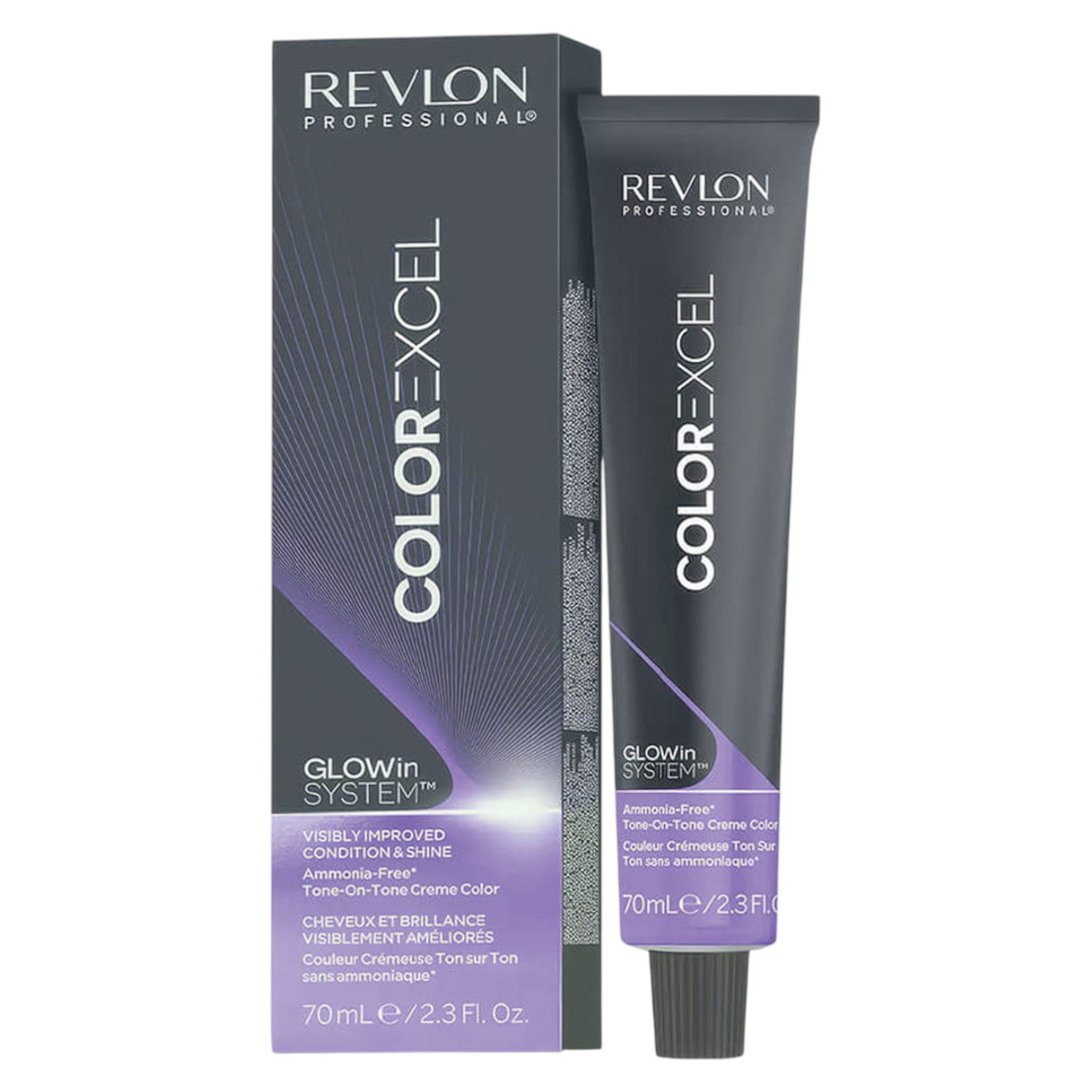 Revlon, Color Excel, Ammonia-Free, Demi-Permanent Hair Dye, 5.25 Light Iridescent Mahogany Brown, 70 ml