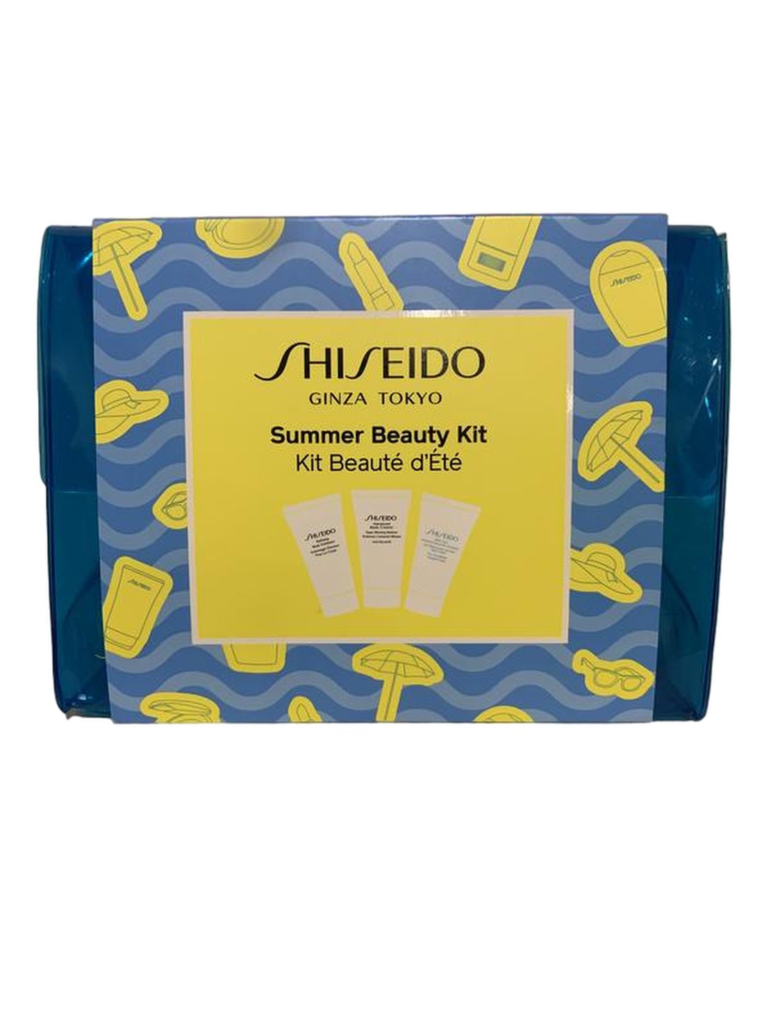 Ginza Tokyo - Summer Beauty Set Shiseido: After-Sun - Intensive Recovery, Repairing, After-Sun Emulsion, 30 ml + Advanced Body Creator - Super Slimming Reducer, Sculpting, Concentrate, 30 ml + Refining, Hydrating, Exfoliating Lotion, 30 ml