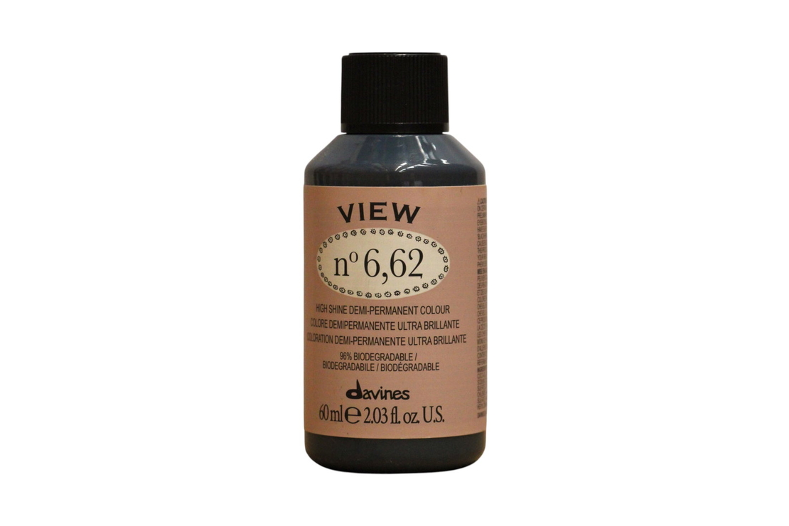 Davines, View, Demi-Permanent Hair Dye, 6.62 , 60 ml