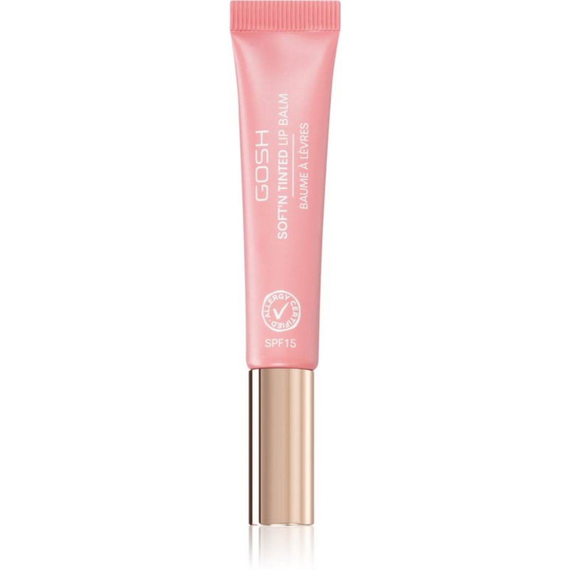 Gosh, Soft'n Clear, Vegan, Moisturized, Lip Balm, 001, Nude, SPF 15, 8 ml