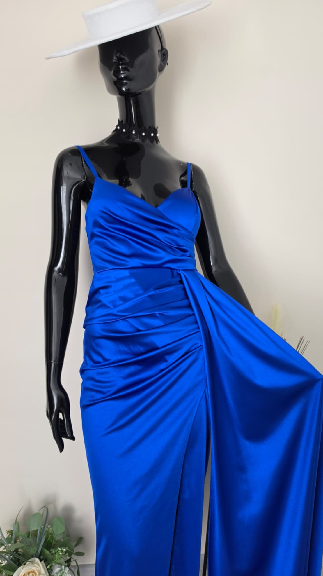 Rochie Lungă Amira-Albastru Regal