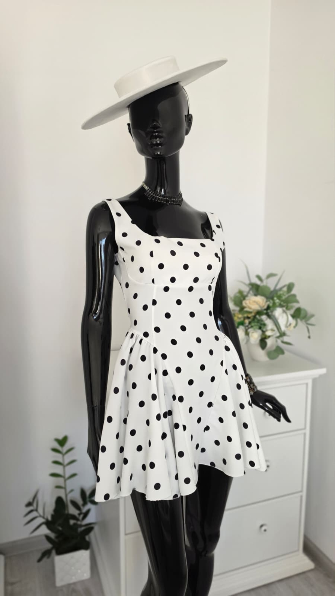 Rochie Scarlet Doll  Albă