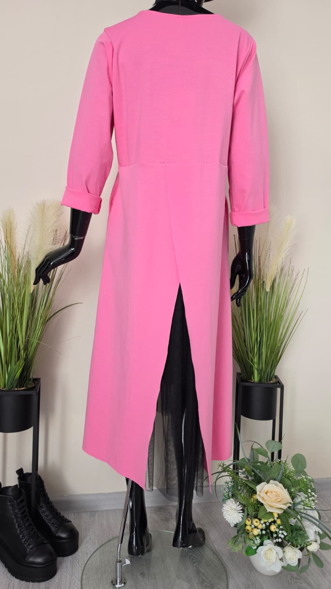 Rochie Asimetrică  Rebel-Roz