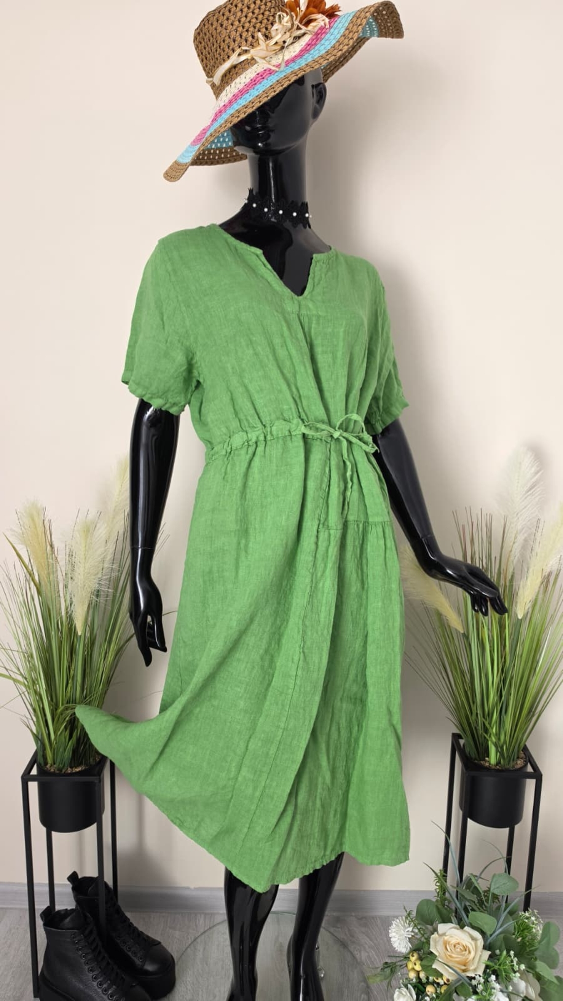Rochie Midi Breeze-Verde Praz