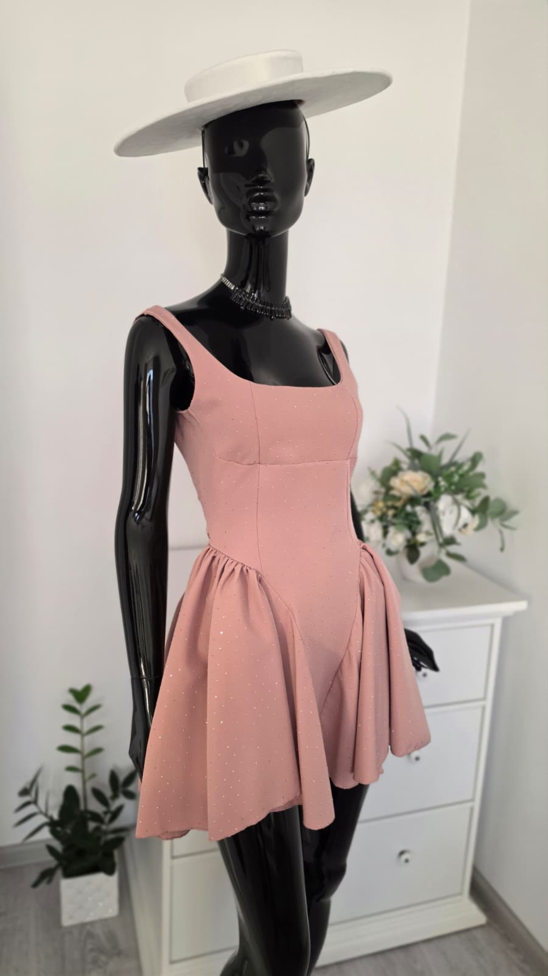 Rochie Scarlet Doll Roz Pudră