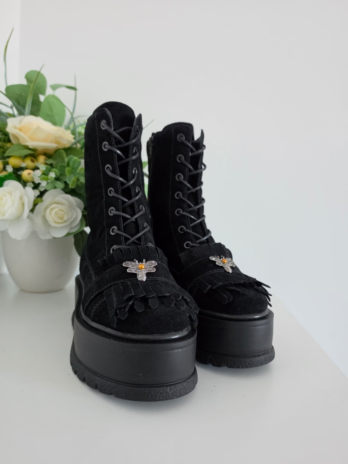 Ghete Rouge-Velur Negru