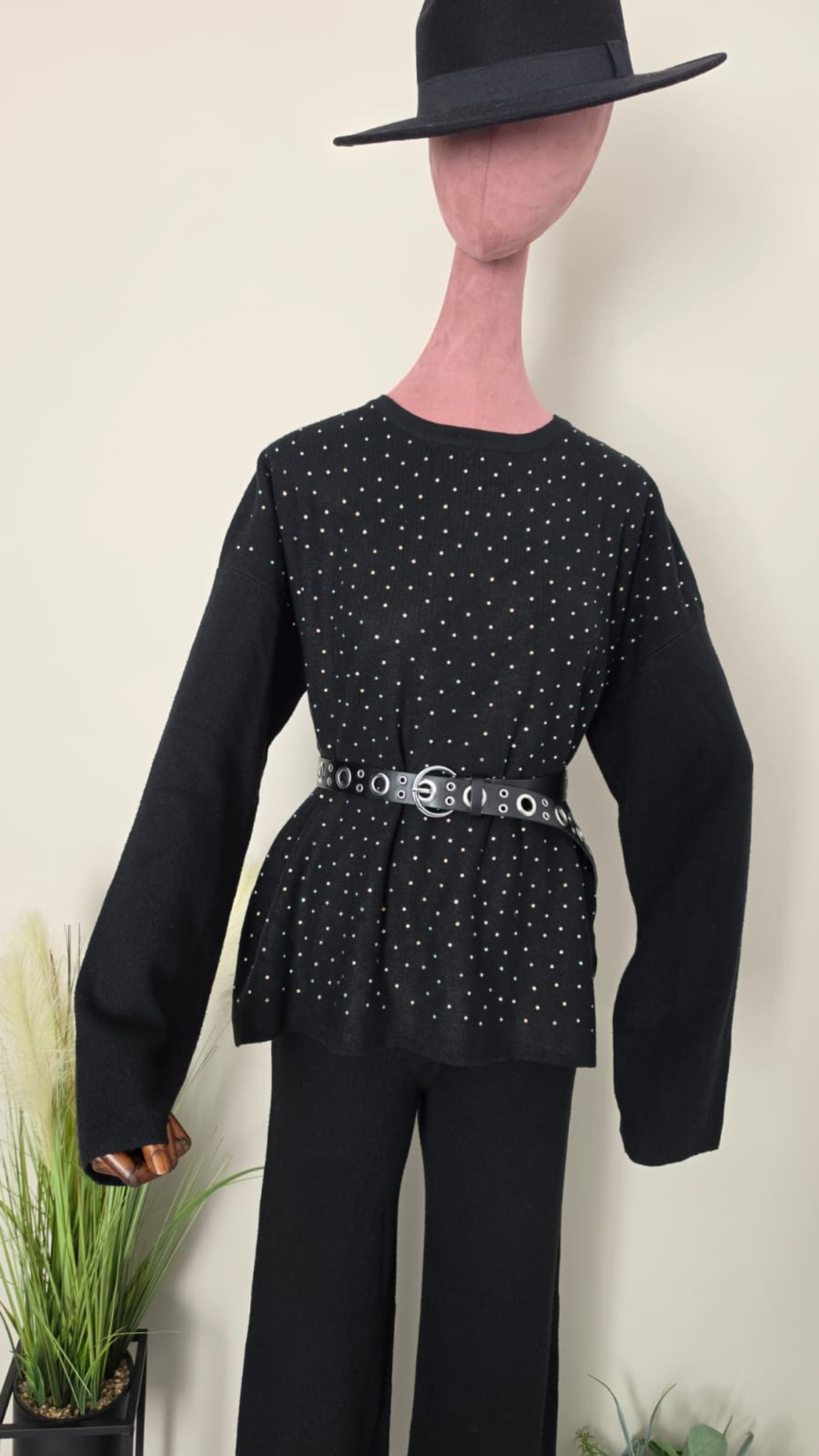 Compleu Glow-Negru