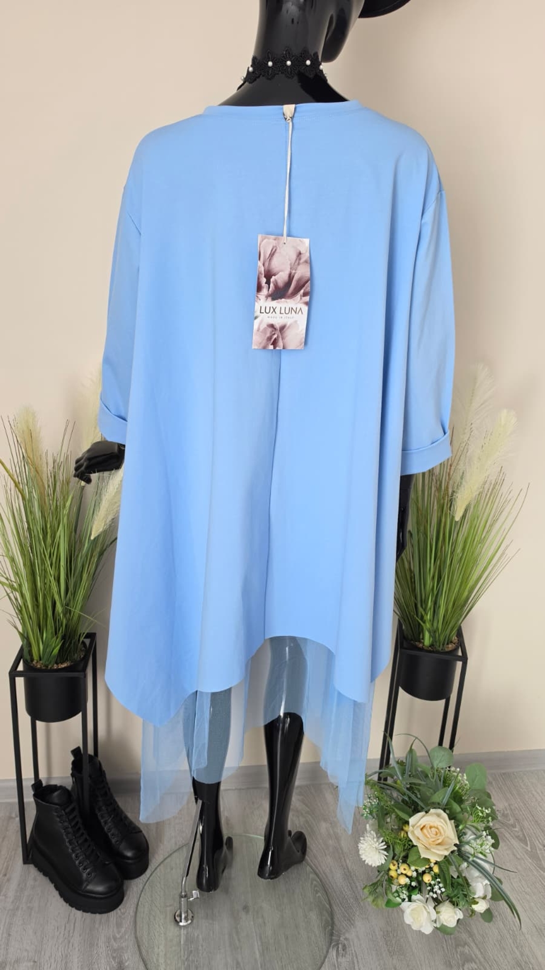 Bluză Margarete-Baby Blue