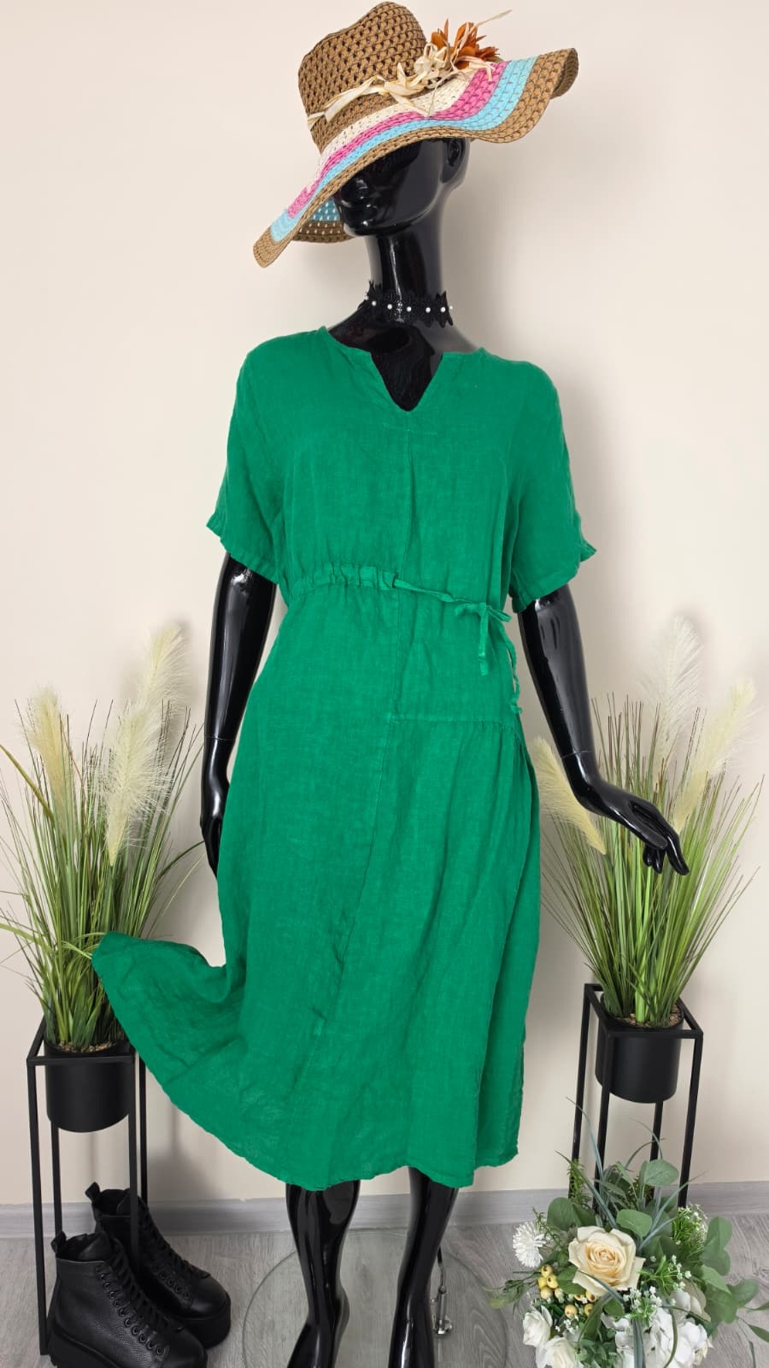 Rochie Midi Breeze-Verde