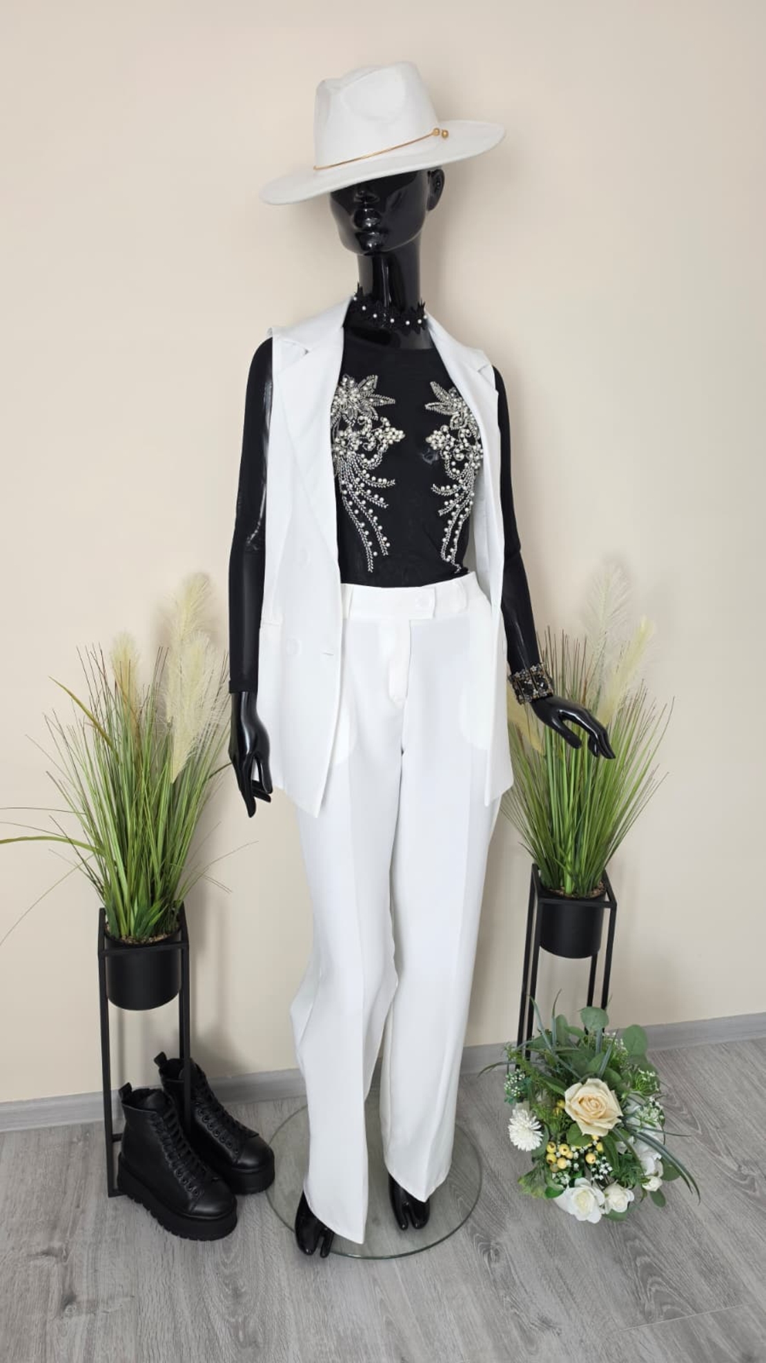 Set Elegant Bianca-Alb
