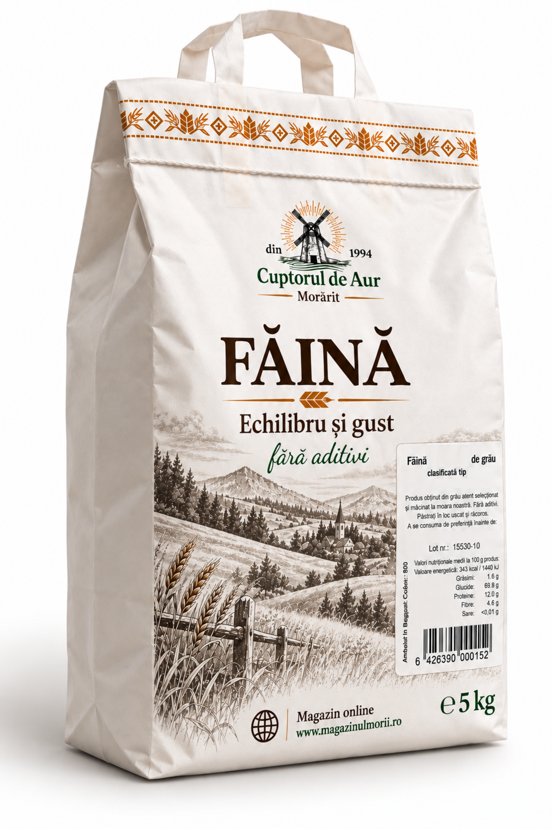 Făină albă de grâu 650 – 5 kg