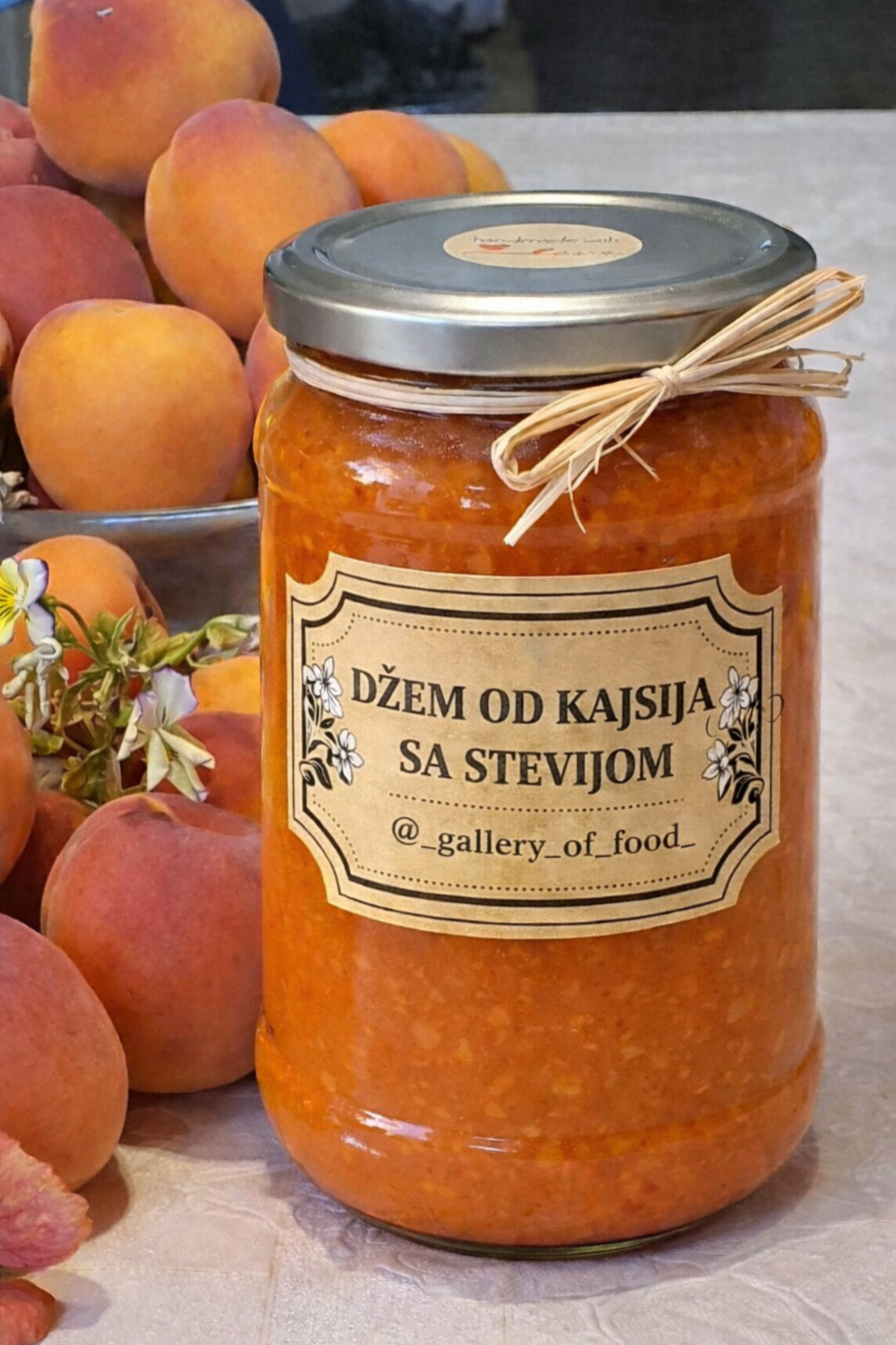 Džem od kajsija sa stevijom