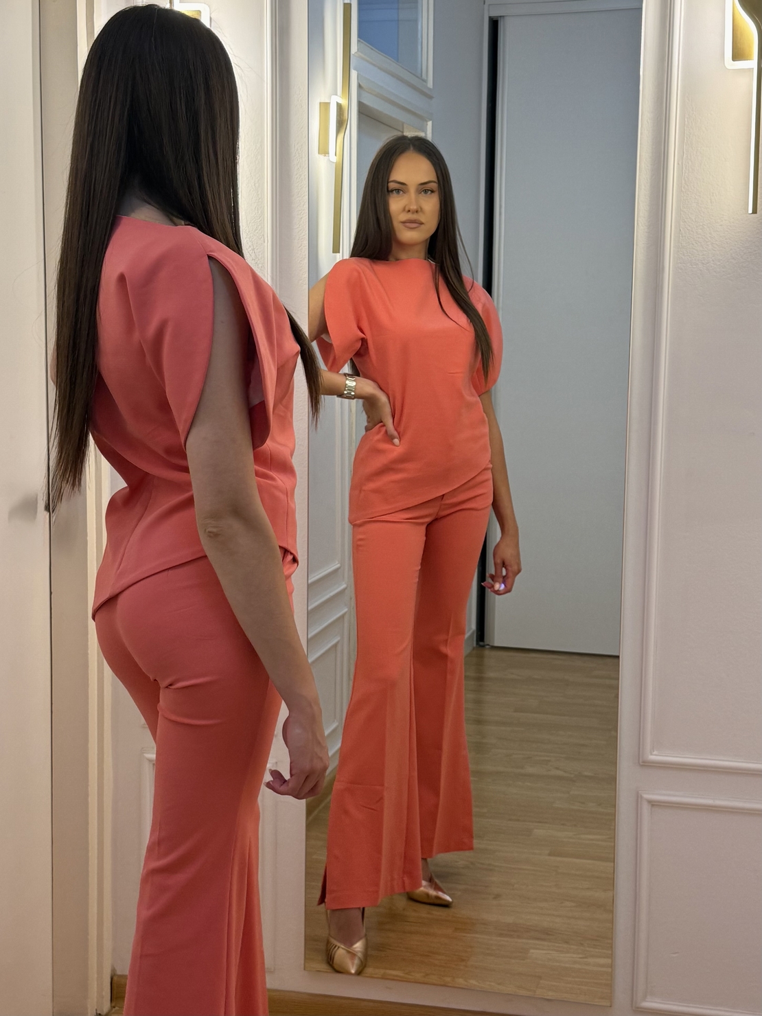 PETRA koral zvonaste pantalone