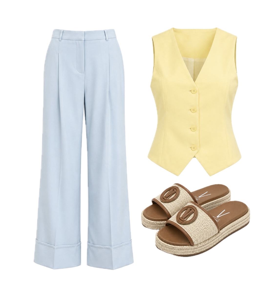 Svetloplave kratke pantalone
