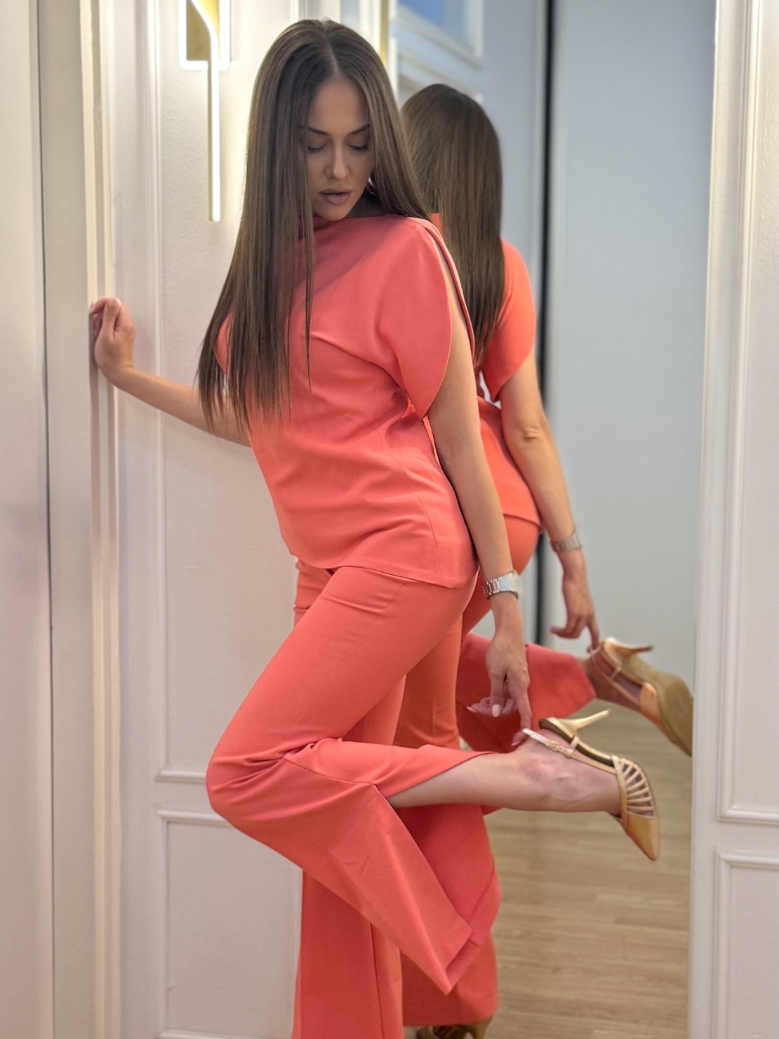 PETRA koral zvonaste pantalone