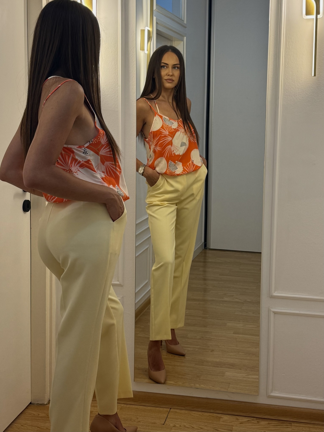 Svetložute pantalone