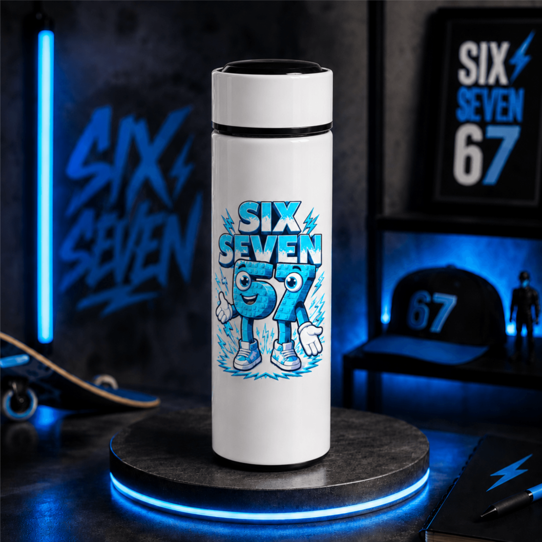 TERMOS SA MERAČEM TEMPERATURE - SIX SEVEN