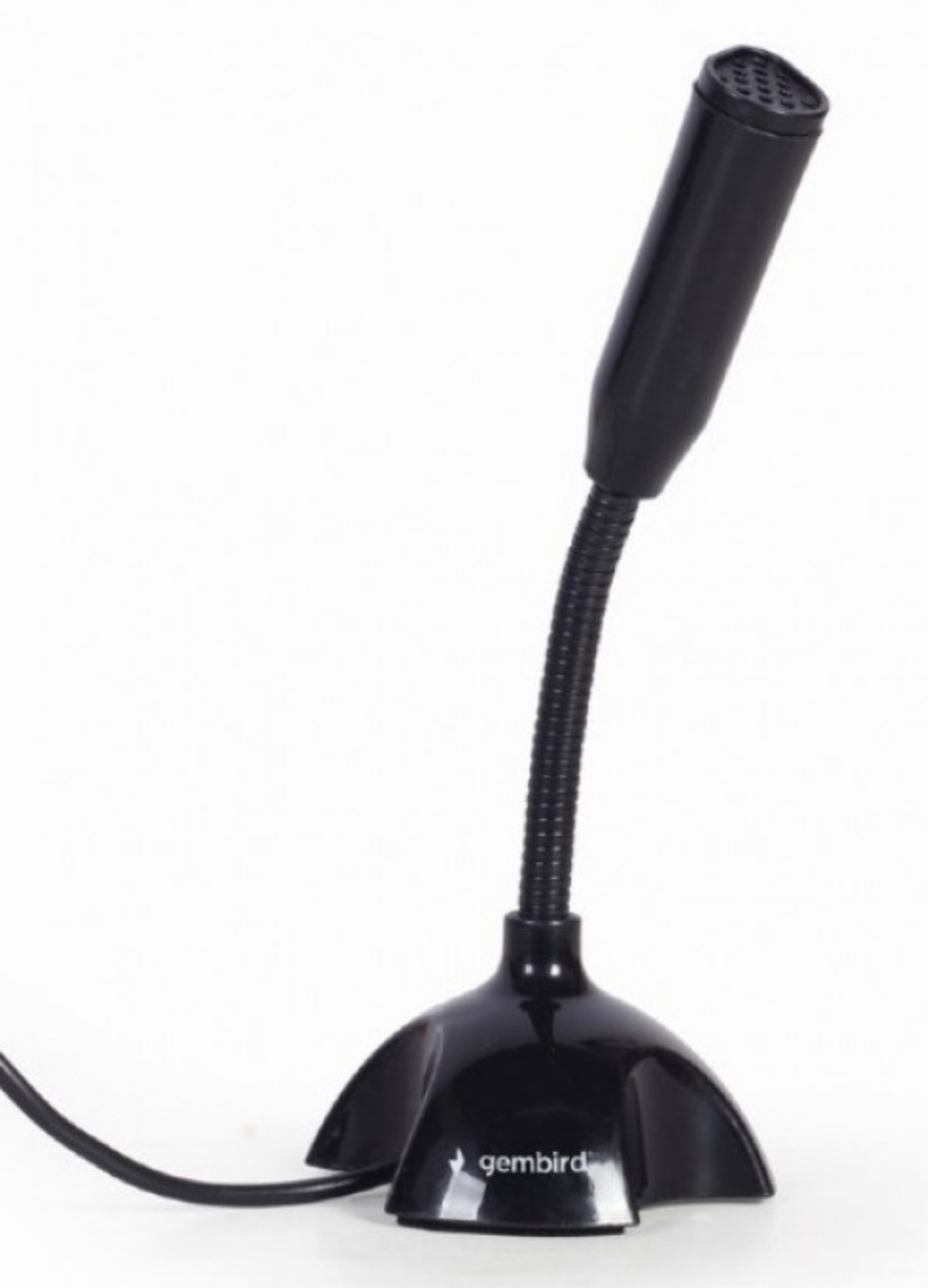 Gembird Desktop mikrofon, savitljivo telo, black, 3.5mm