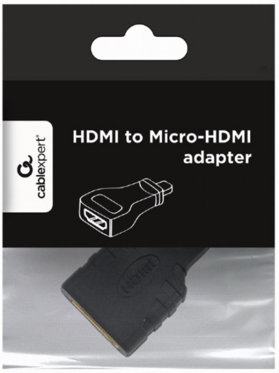 Gembird HDMI (A female) to micro-HDMI (D male) adapter