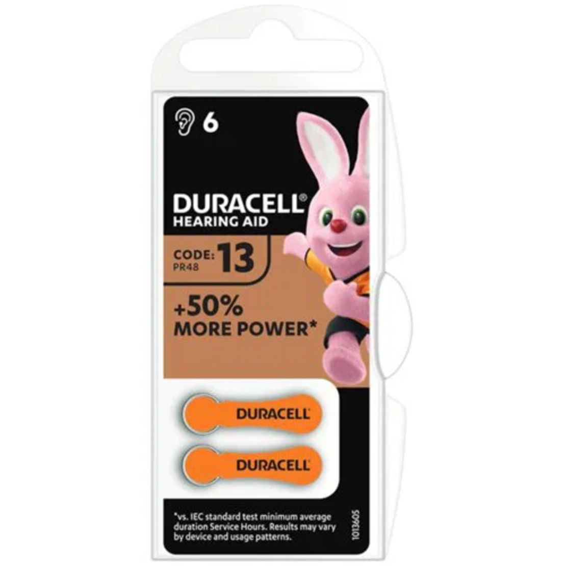 Duracell 13/PR48 1.45V baterija za slušni aparat