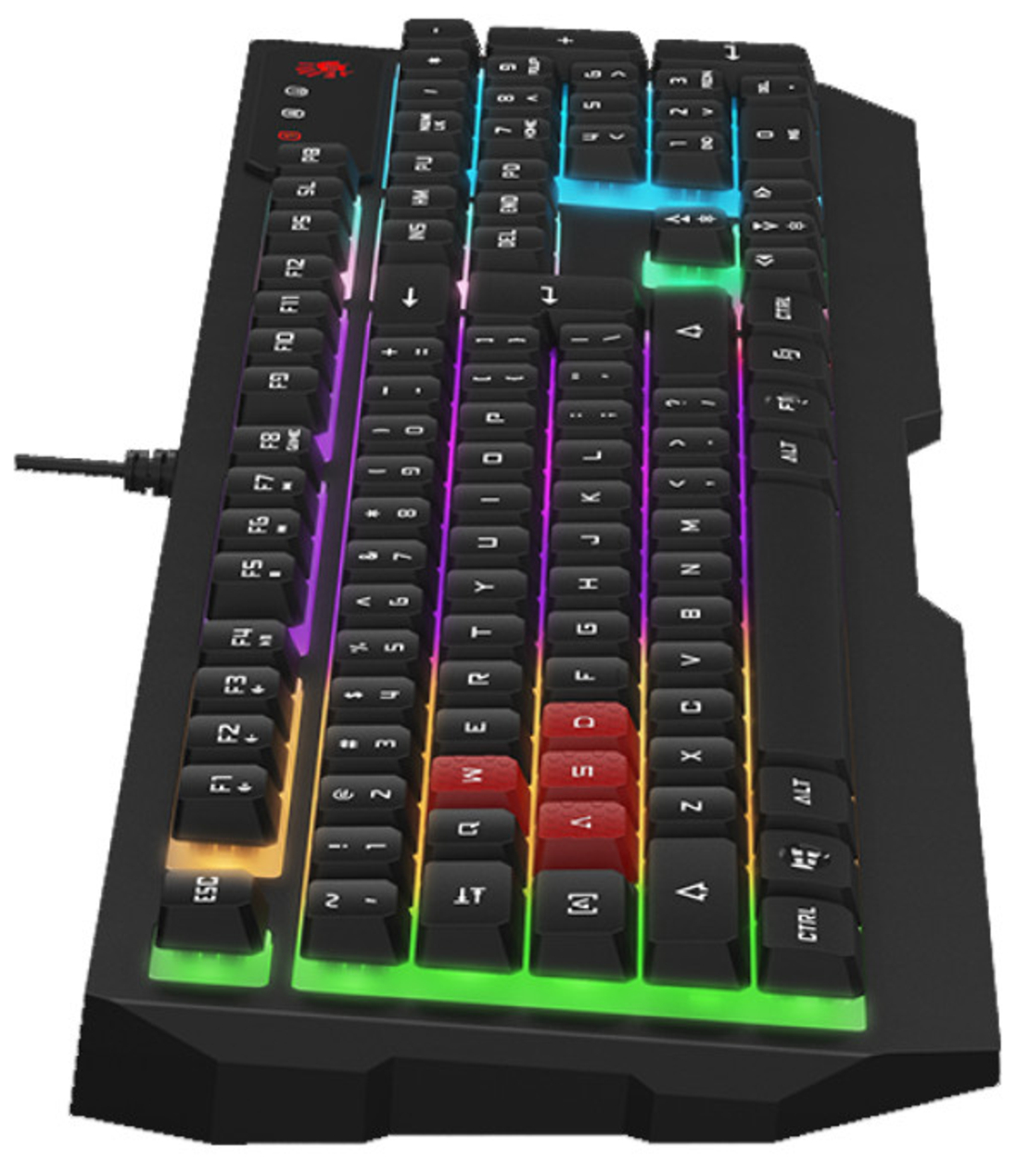 A4-B135N A4Tech Bloody Gejmerska svetleca tastatura(NEON LED), black, USB, US layout