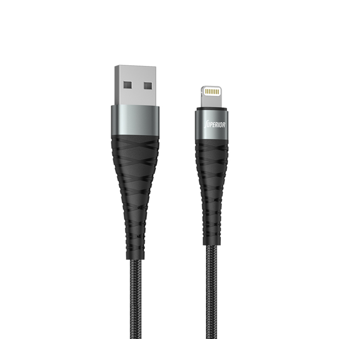 USB data kabal Comicell Superior CO-BX32 5A Lightning crni