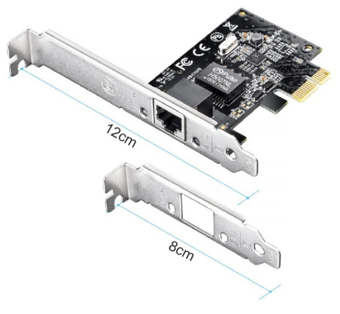 Cudy PE10 GIGABIT ETHERNET PCI-Express CARD 10/100/1000 (alt. NIC-GX1)
