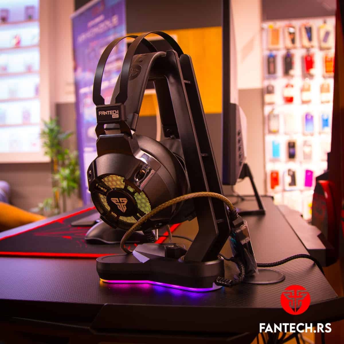 Gejmerske slušalice FANTECH HG11 7.1 CAPTAIN CRNE