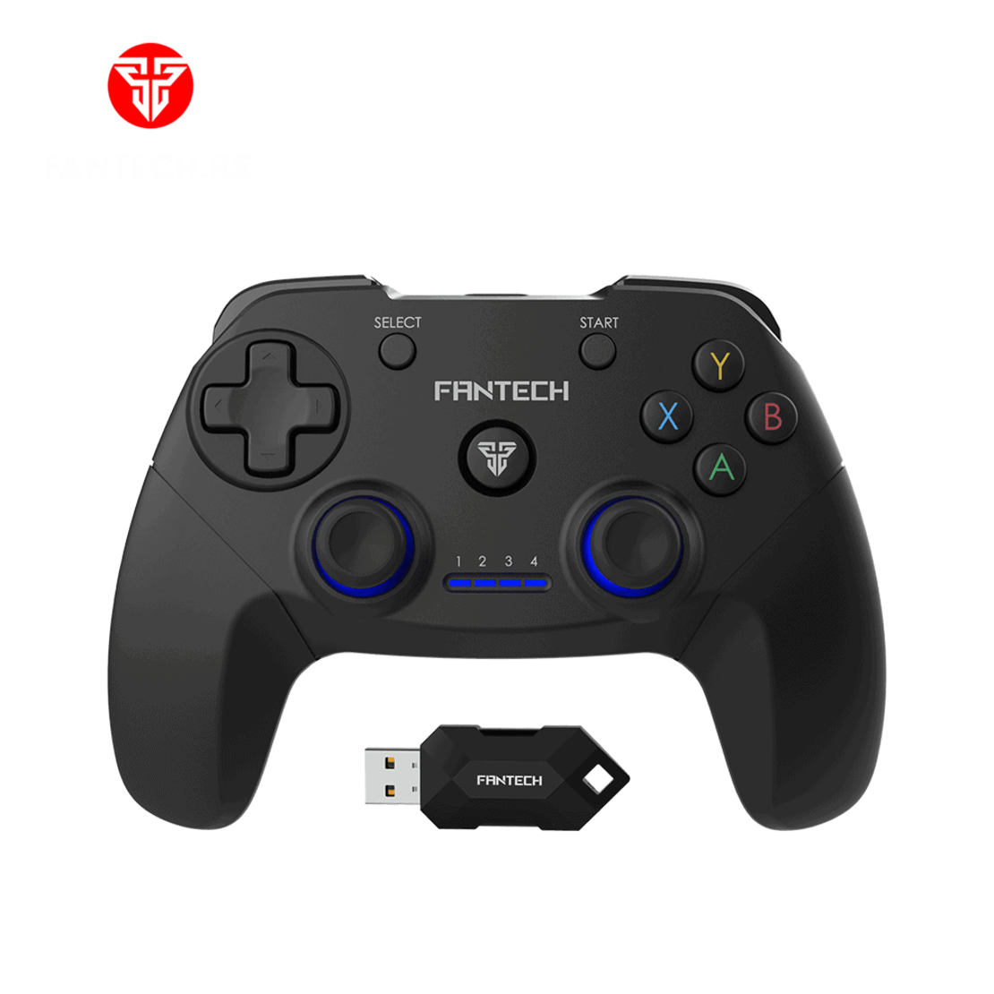 Joypad Wireless FANTECH WGP12 REVOLVER CRNI