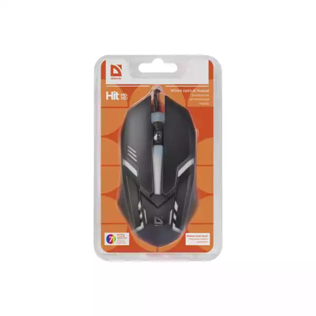 Miš Defender Hit MB-550 1200 DPI USB RGB