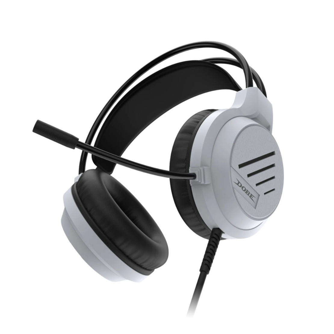 Slusalice Gaming DOBE TP5-3592 za PS5 i PS5 Slim bele