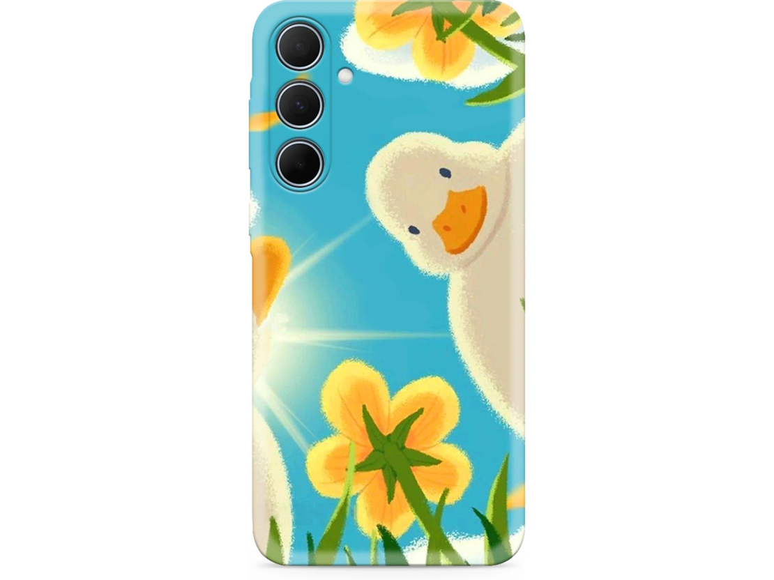 Futrola ULTRA TANKI PRINT CLEAR za Samsung A346B Galaxy A34
