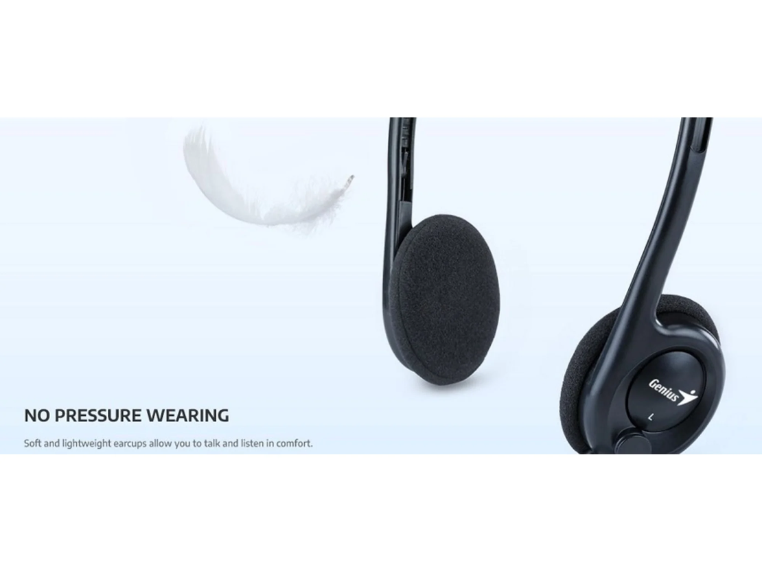 Genius Žične slušalice HS-200C 2x 3.5mm
