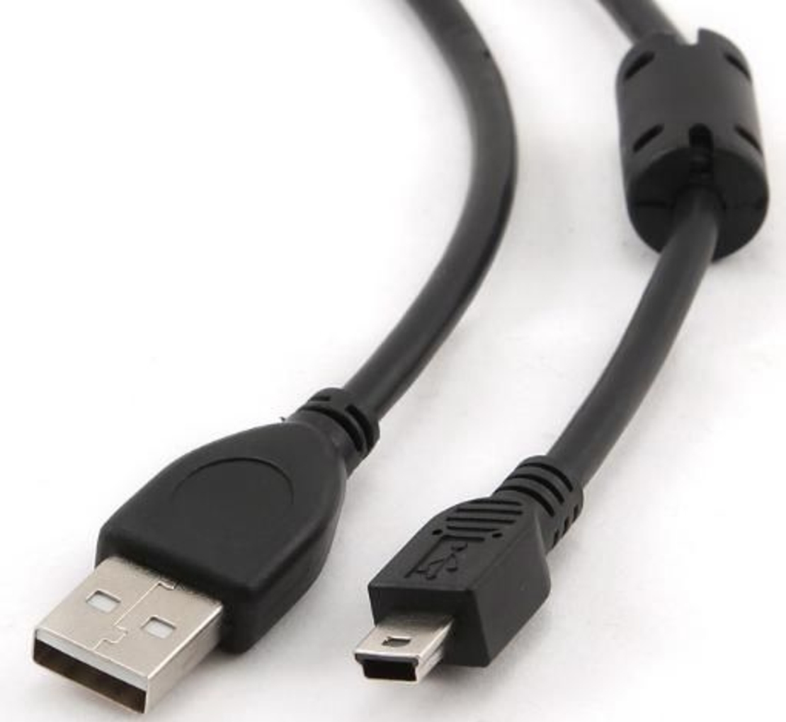 Gembird USB 2.0 cable A plug/mini-USB 5pin kabl 1.8m