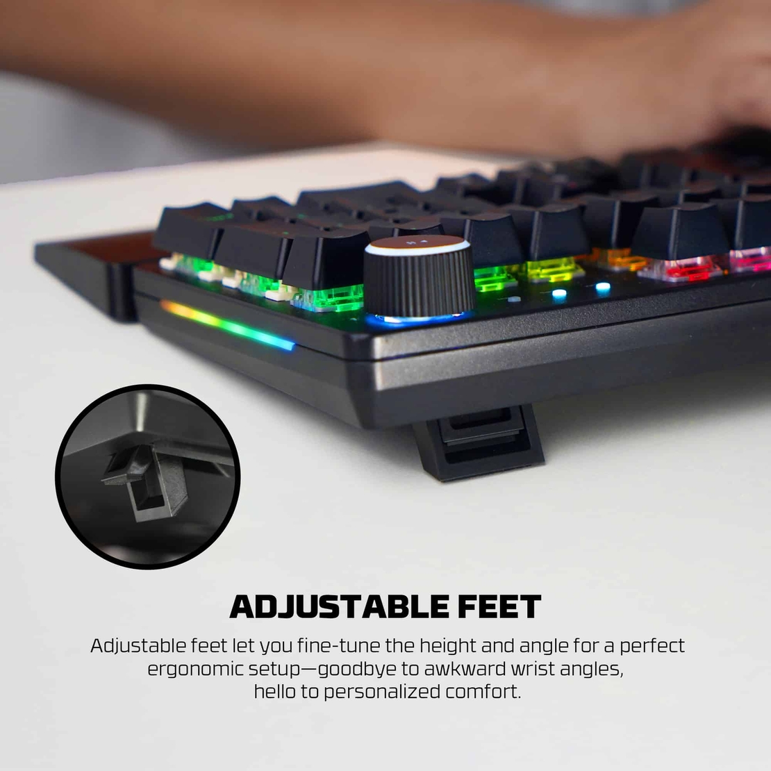 Gejmerska mehanicka tastatura Fantech MK894 Maxpower II yellow switch